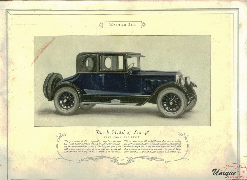 1925 Buick Prestige Brochure Page 22